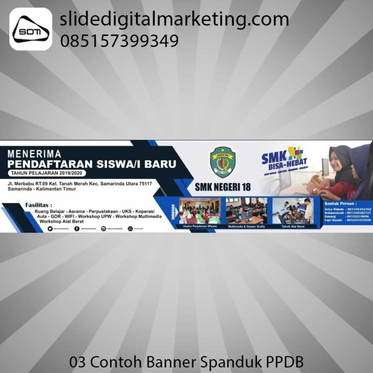 Contoh Banner Spanduk Ppdb Slidedigitalmarketing