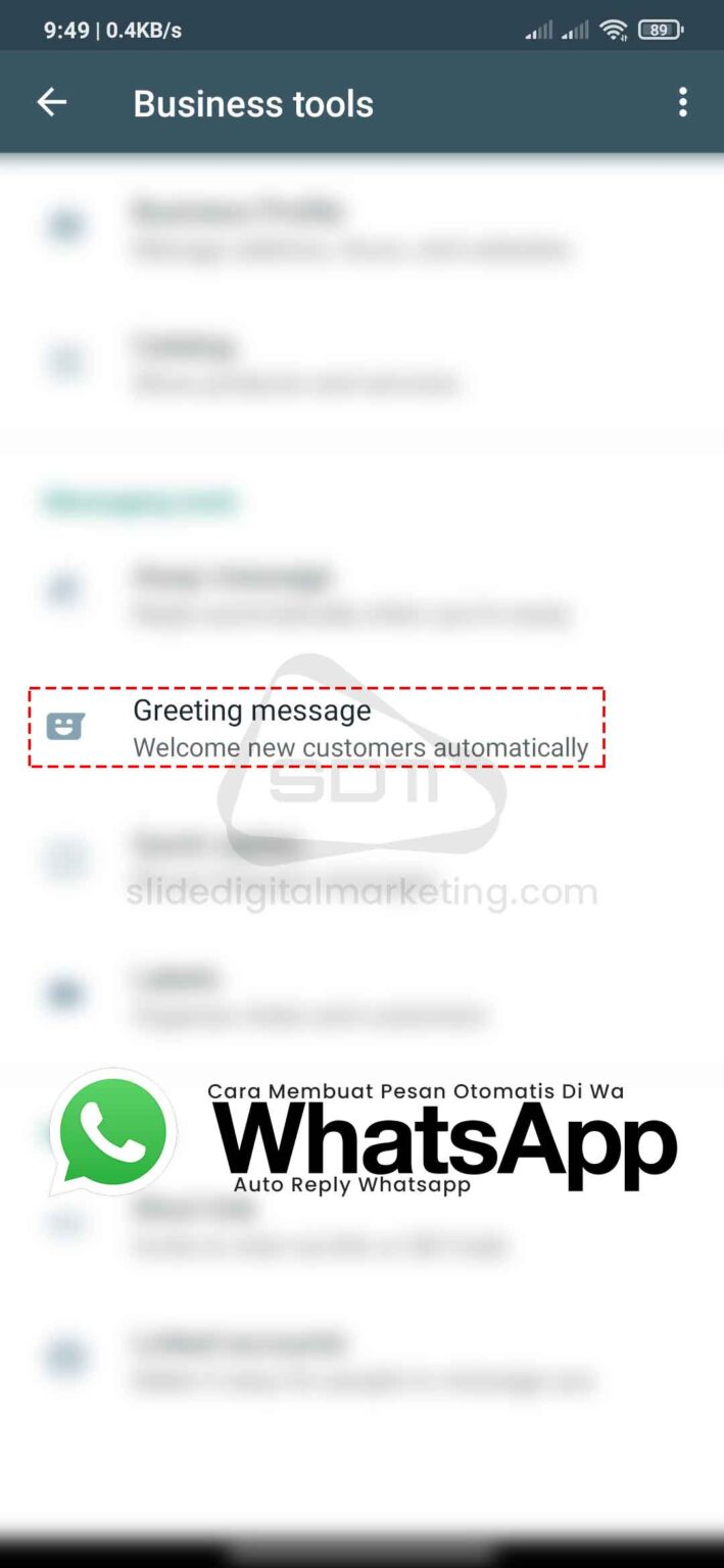 2+ Cara Membuat Pesan Otomatis Di WA Whatsapp Auto Reply