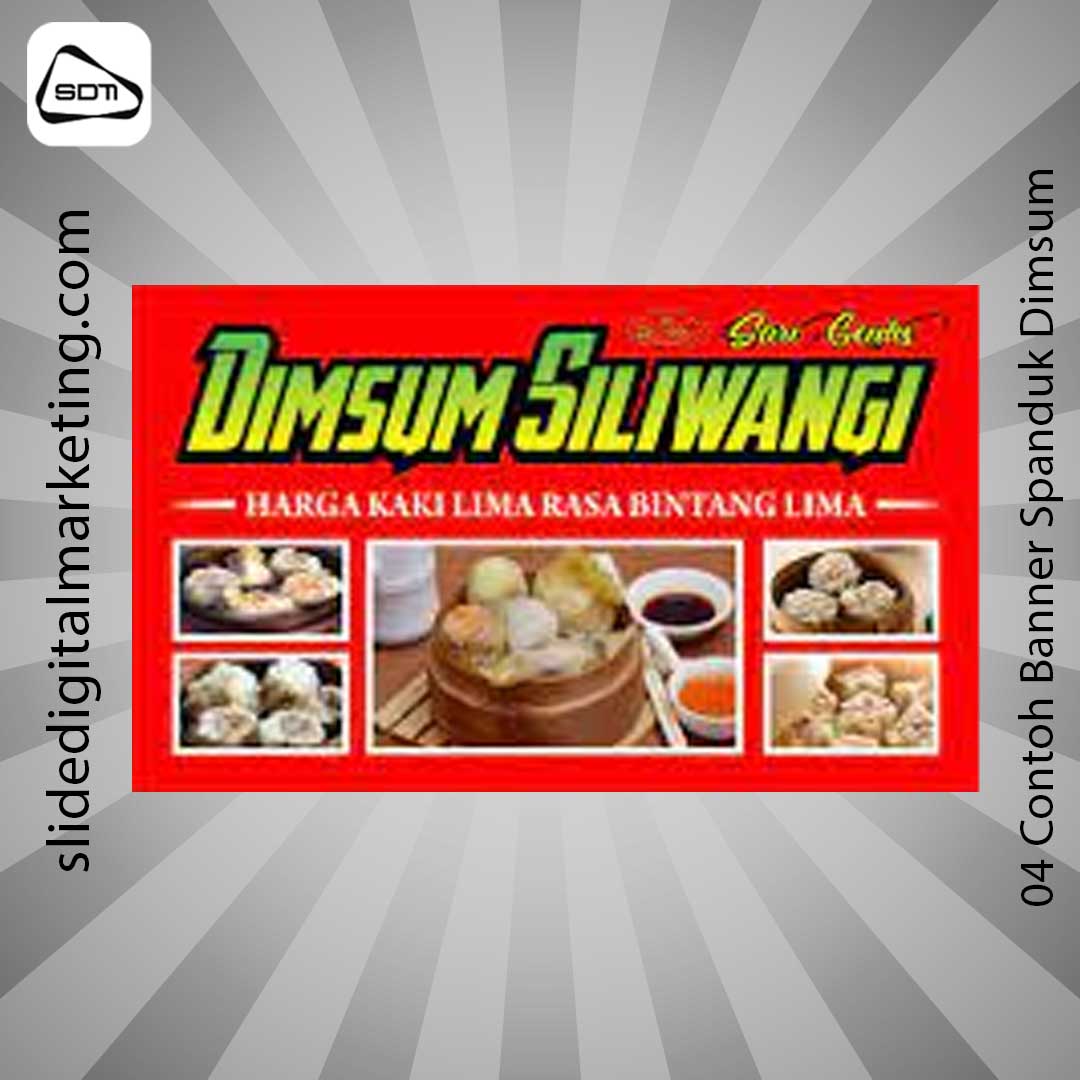 Contoh Banner Spanduk Dimsum