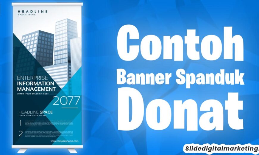 Contoh Banner Spanduk Donat