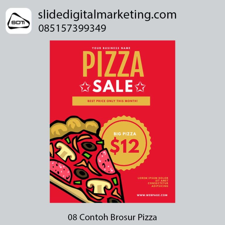 10 Contoh Brosur Pamflet Leaflet Poster Pizza